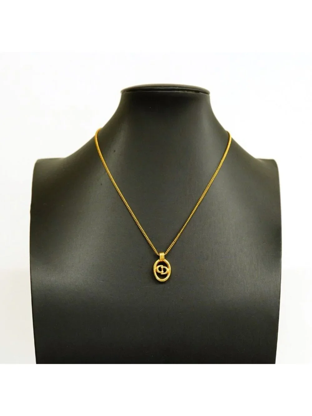 Dior Necklace CD Logo Gold Plated